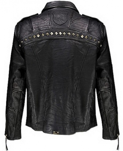 Affliction Keeper Leather Jacket Black buy